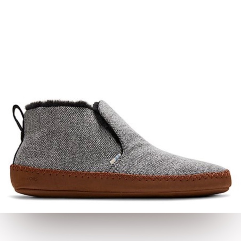 TOMS Black Repreve Soft Heathered Knit Shoe